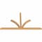 Ekena Millwork Richland Timber Gable Bracket, Western Red Cedar, 96"W x 56"H x 3 1/2"D x 3 1/2"F, 14/12 Pitch GBW096X56X0404RIC00SWR - alternate 2